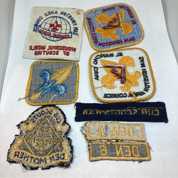 8 Vintage Boy Scouts & Cub Scouts Patches - Picture 14 of 16